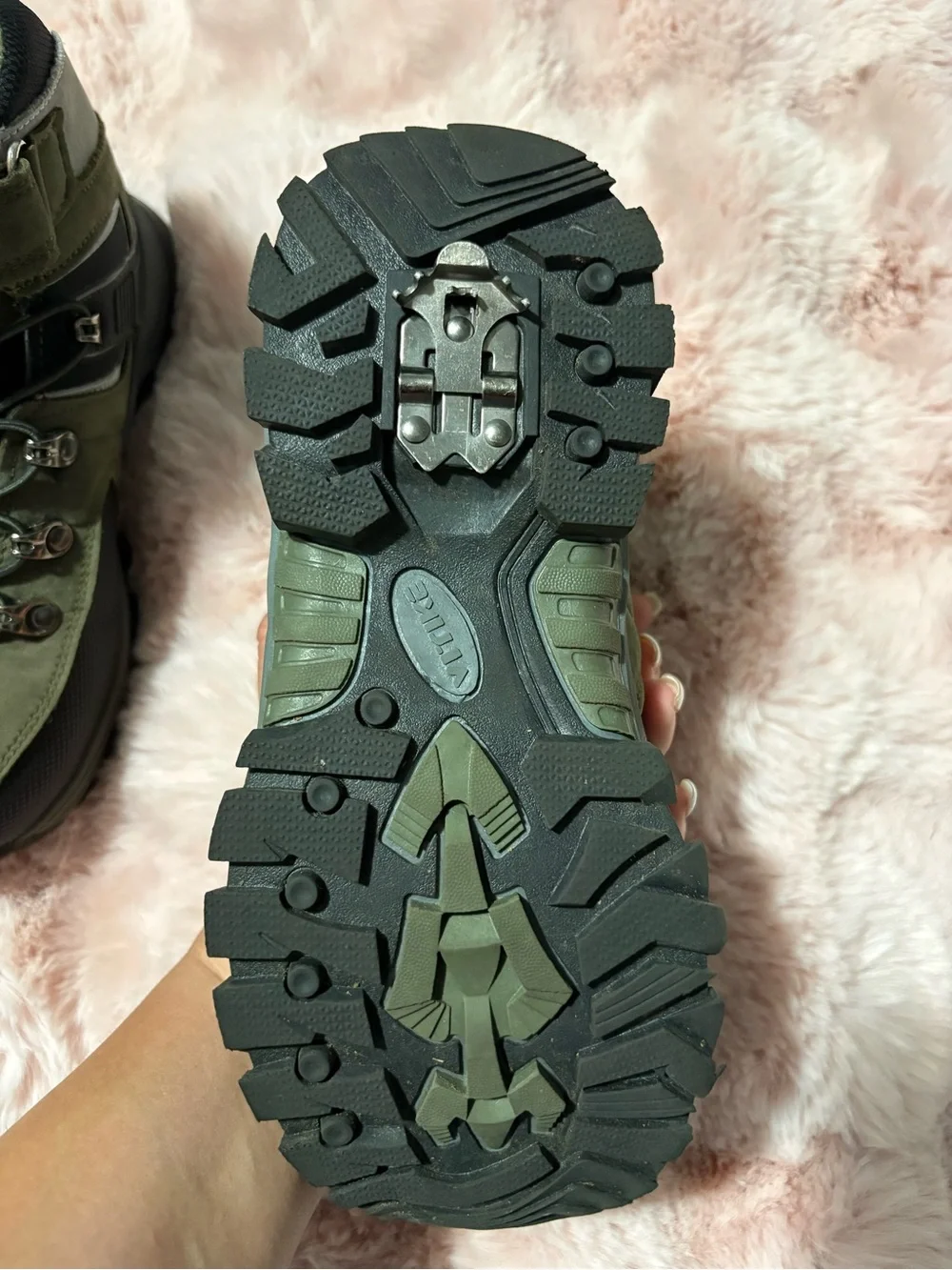 Amazon Kids Olive Green & Black Outdoor Boots